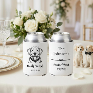 Benutzerdefinierte Hundehochzeit Dosenkühler