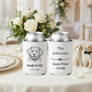 Benutzerdefinierte Hundehochzeit Dosenkühler