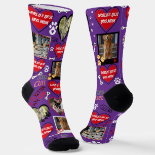 Benutzerdefinierte Hundemaul-Socken, Personalisier Socken