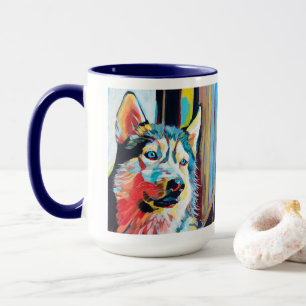 Benutzerdefinierte Hunderporträtmalerei - Für imme Tasse