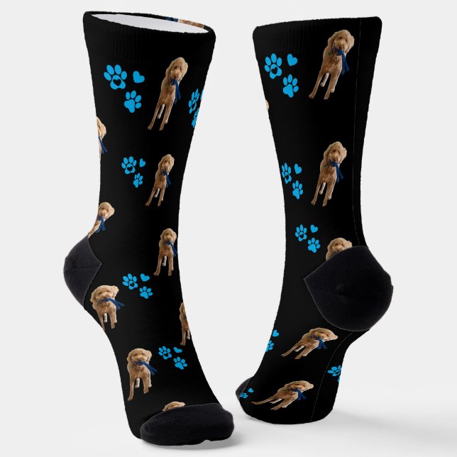 Benutzerdefinierte Hundestrümpfe — Personalisierte Socken (Gewinkelt)