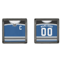 Benutzerdefinierte Ice Hockey Jersey Cuff Links