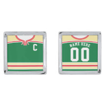 Benutzerdefinierte Ice Hockey Jersey Cuff Links