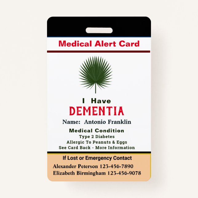 Benutzerdefinierte ID-Identifikation Kindererwachs Ausweis (Vorderseite)