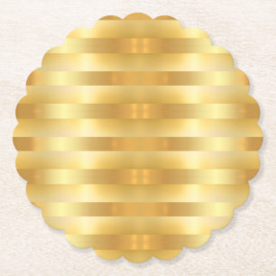 Benutzerdefinierte Imitat Gold Moderne elegante Bl Untersetzer