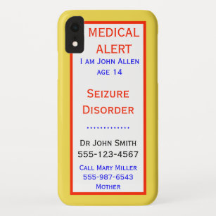 Benutzerdefinierte Informationen zur medizinischen Case-Mate iPhone Hülle