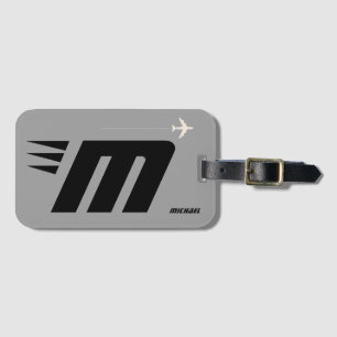 benutzerdefinierte Initial-, personalisierte Monog Gepäckanhänger