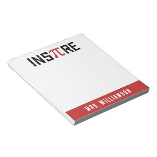 Benutzerdefinierte InsPire Pi-Tag Frohe Pi-Tag M Notizblock