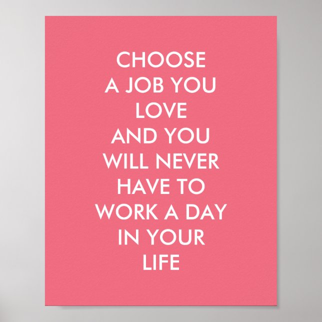 Benutzerdefinierte inspirierende Redewendungen Kon Poster (Vorne)