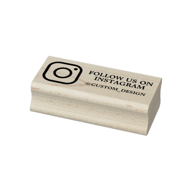 Benutzerdefinierte Instagramm-Adresse Gummistempel (Stempel)