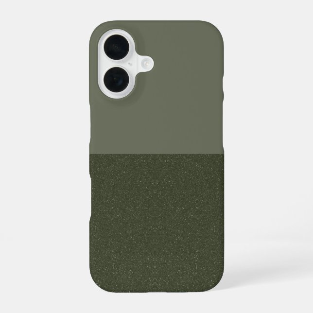 Benutzerdefinierte iPhone 16 Hülle – Zweifarbiges  (Rückseite)