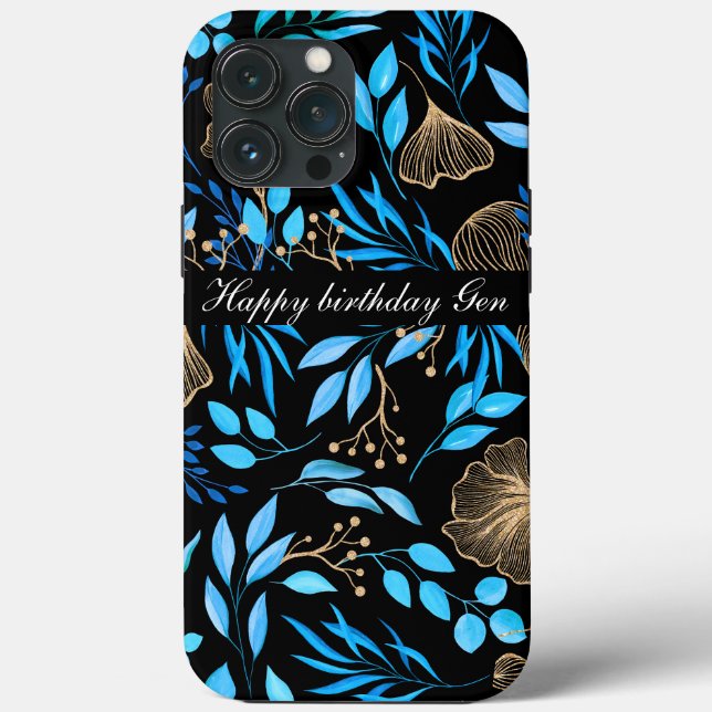 Benutzerdefinierte iPhone Case Gold Farbe Fügen Si (Rückseite)