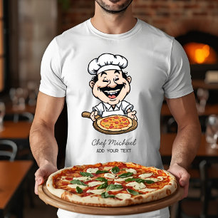 Benutzerdefinierte italienische Pizzeria Pizza Küc T-Shirt