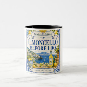 benutzerdefinierte italienische Zitrone  Junggesel Zweifarbige Tasse