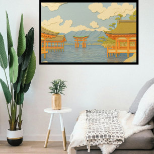 Benutzerdefinierte Japan-Reise Landschaft Ästhetis Poster