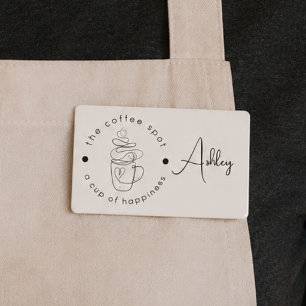 Benutzerdefinierte Kaffeerösterei Fügen Sie Ihr Lo Namenschild