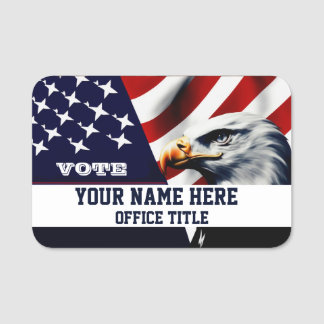 Benutzerdefinierte Kampagnenname-Vorlage Namensschild