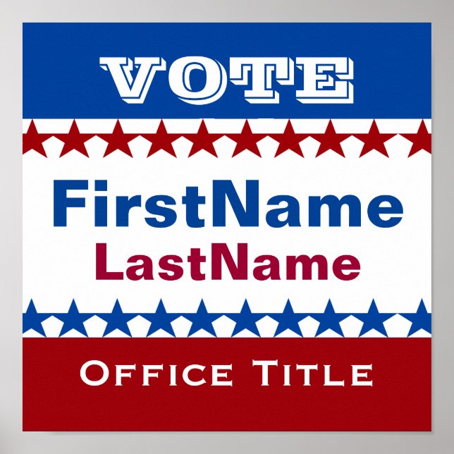 Benutzerdefinierte Kampagnenvorlage Poster (Vorne)