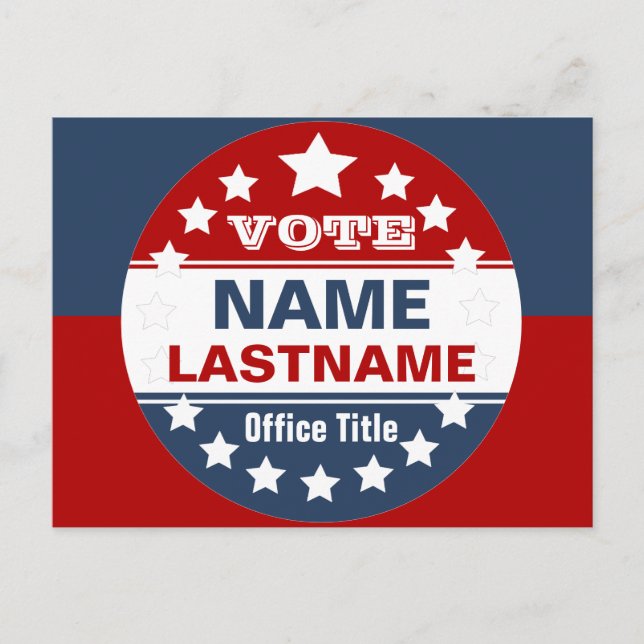 Benutzerdefinierte Kampagnenvorlage Postkarte (Vorderseite)