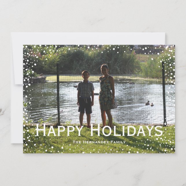 Benutzerdefinierte Karte für den Schneefall im vol (Vorderseite)