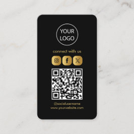 Benutzerdefinierte Karten, QR-Code für Social Medi Visitenkarte