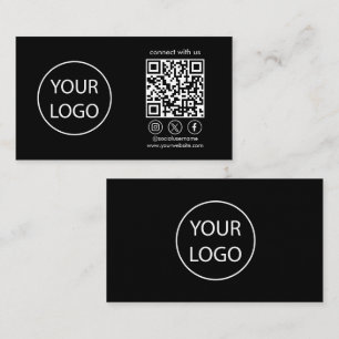Benutzerdefinierte Karten, Social Media QR Code Sc Visitenkarte