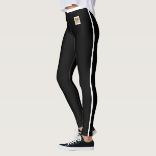 Benutzerdefinierte Katzenmutter-Pet-Foto-Streifen- Leggings