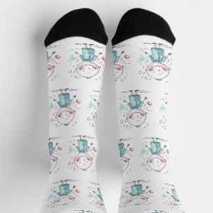 benutzerdefinierte Kinderzeichnung Socken