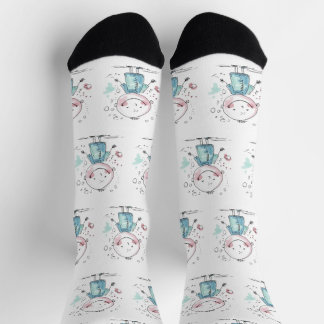 benutzerdefinierte Kinderzeichnung Socken