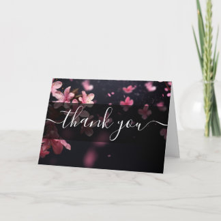 Benutzerdefinierte Kirschblüten Dankeschön Dankeskarte