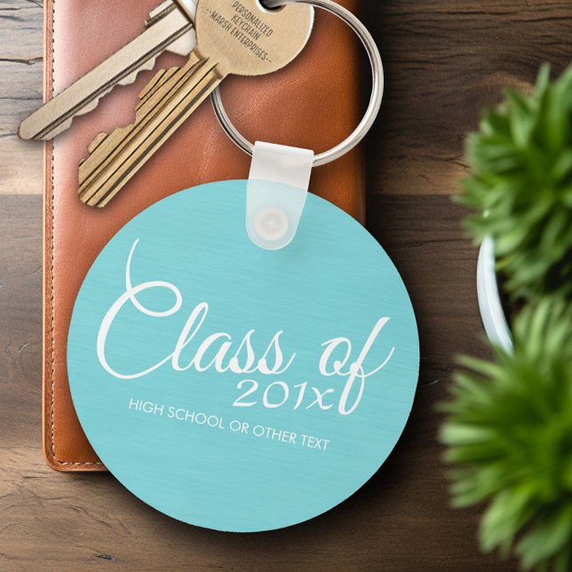 Benutzerdefinierte Klasse für Abschluss oder Wiede Schlüsselanhänger (Personalized Keychain - Graduation Party Favor)