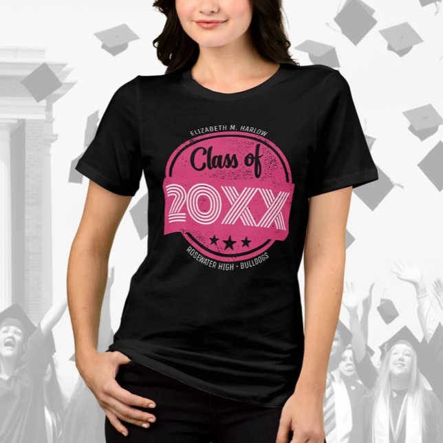 Benutzerdefinierte Klasse für Vintagen Graduatname Tri-Blend Shirt (Von Creator hochgeladen)