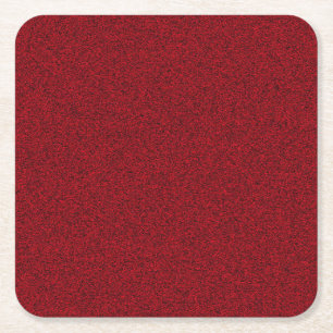 Benutzerdefinierte Klassik der roten Farbe Rechteckiger Pappuntersetzer