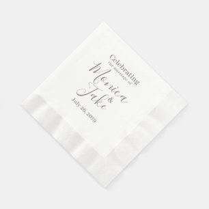 Benutzerdefinierte klassische 6,5 x 6,5 Papier Ser Serviette