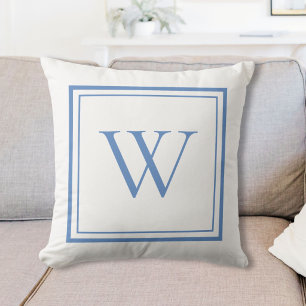 Benutzerdefinierte klassische Monogramm-Initialen  Kissen