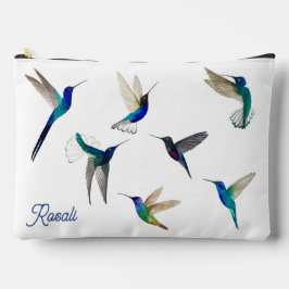 Benutzerdefinierte Kolibris Zubehörtasche