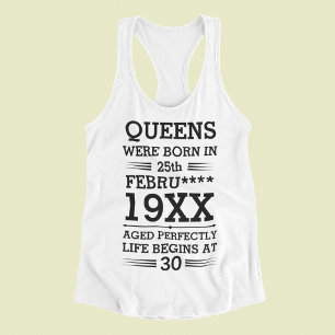 Benutzerdefinierte Königinnen waren im Datumsmonat Tank Top