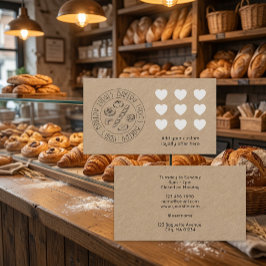 Benutzerdefinierte Kraftbäckerei-Treuekarte Treuekarte