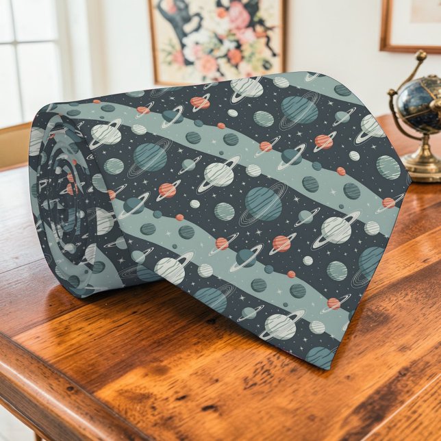 Benutzerdefinierte Krawatte mit Weltraum-Motiv (Von Creator hochgeladen)