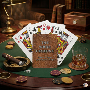 Benutzerdefinierte Kunstleder-Männerhöhle-Poker-Lo Spielkarten
