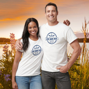 Benutzerdefinierte Lake House Cabin Nautical Ancho T-Shirt