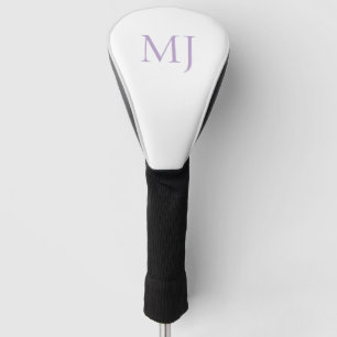 Benutzerdefinierte Lavendel-Monogramm-Golf-Schlagk Golf Headcover