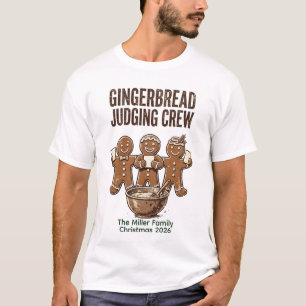 Benutzerdefinierte Lebkuchen-Richter-Crew T-Shirt