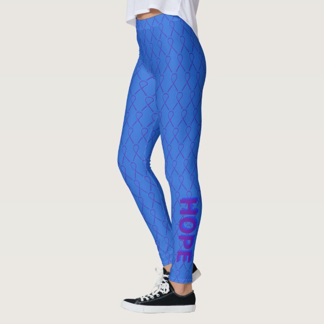 Benutzerdefinierte Leggings für blaue und Lila Sen (Links)
