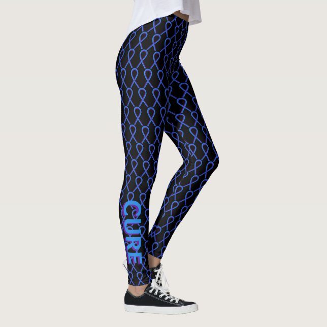Benutzerdefinierte Leggings für lila und blaue Bew (Rechts)