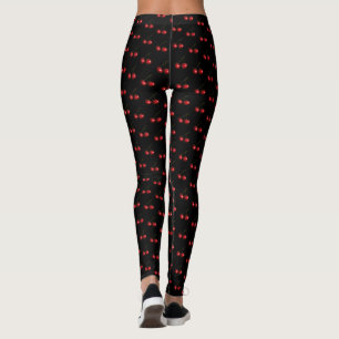 Benutzerdefinierte Leggings mit süßen Kirschen
