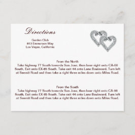 Benutzerdefinierte Lemon-Herzschrittkarte Begleitkarte