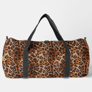 Benutzerdefinierte Leopard-Duffel-Tasche Duffle Bag