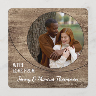 Benutzerdefinierte Liebe für eine glückliche Thank Feiertagskarte