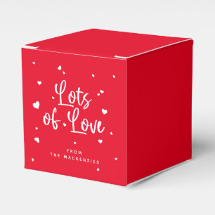 Benutzerdefinierte Liebe + Herz Geschenkschachtel